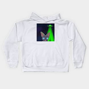 Alien Cat Kids Hoodie